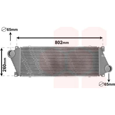 VAN WEZEL Ladeluftkühler 30004217