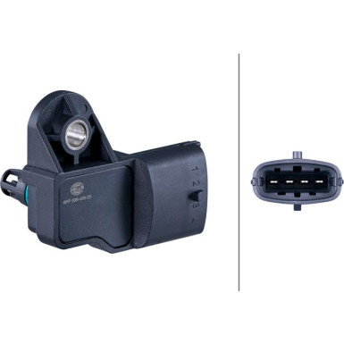 HELLA Sensor, Saugrohrdruck 6PP 009 400-291