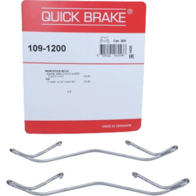 391-1200 Montagesatz f.Bremsklötze | MERCEDES Sprinter,VW LT 95 | 109-1200