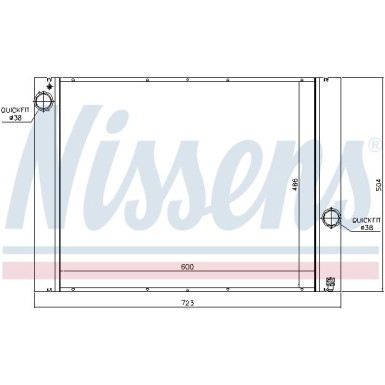 Wasserkühler PKW | BMW 5-Series E60 03 | 60848