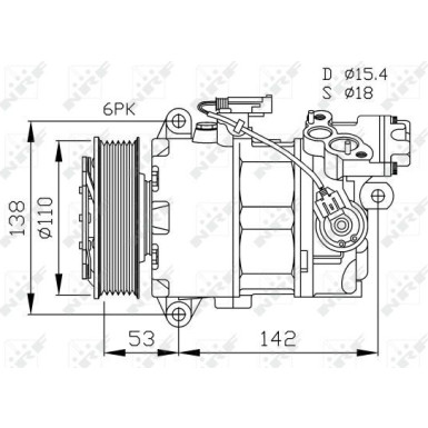Kompressor, Klimaanlage | 32463