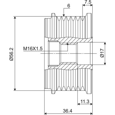 Generatorfreilauf | 588059 Generatorfreilauf | 588059