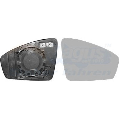 Spiegelglas, Außenspiegel VW Tiguan AD2 konvex OE 5NA 857 522 HAGUS 5747838