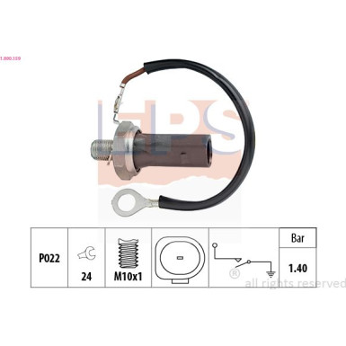Íldruckschalter Made in Italy - OE Equivalent 1-800-159