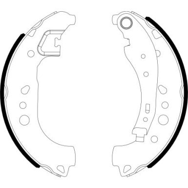 91081700 Bremsbackensatz 91081700 Bremsbackensatz