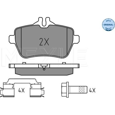 Bremsbelagsatz Db T. W222/C217/R231 12 | 252507119