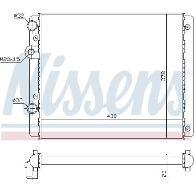 Wasserkühler PKW | SEAT Arosa, VW Lupo,Polo IV/V | 652341