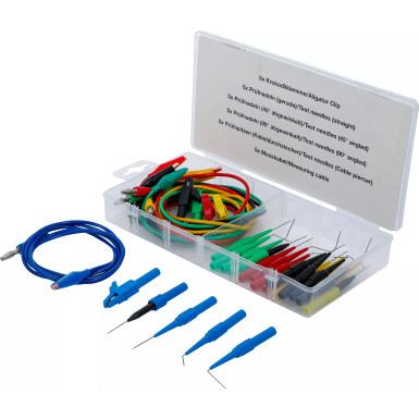 Messkabel- und Prüfspitzen-Satz | 30-tlg. – BGS technic