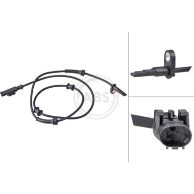 A.B.S. Sensor, Raddrehzahl A.B.S. Sensor, Raddrehzahl