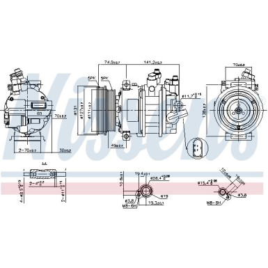 Kompressor PKW VW GOLF V 03 FIRST FIT 89421