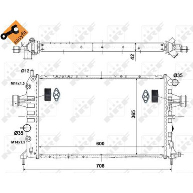 NRF Kühler, Motorkühlung NRF Kühler, Motorkühlung