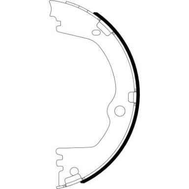 91082700 Bremsbackensatz, Feststellbremse 91082700 Bremsbackensatz, Feststellbremse