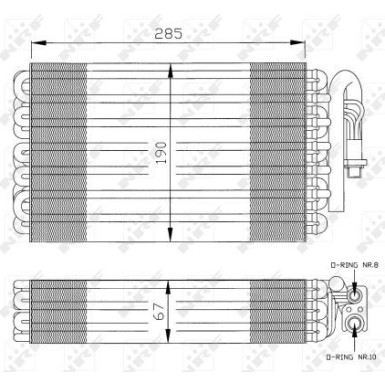 Verdampfer, Klimaanlage | 36026