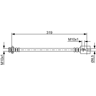 Bremsschlauch | NISSAN | 1987481823