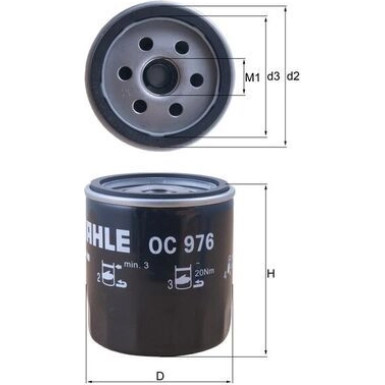 MAHLE Ölfilter