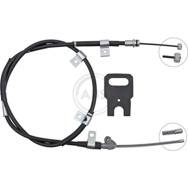 A.B.S. Seilzug, Feststellbremse K10259 A.B.S. Seilzug, Feststellbremse K10259