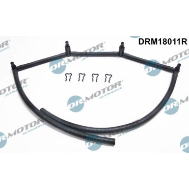 DR.MOTOR Schlauch, Leckkraftstoff DRM18011R