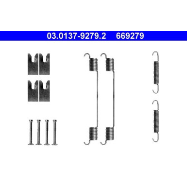 ATE Zubehör, Bremsbacken 03.0137-9279.2