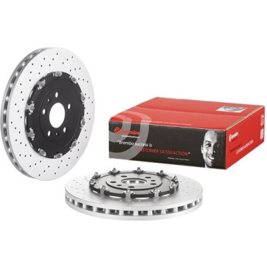 12 481 059 Brembo PREMIUM VA zweiteilig | AUDI RS4 05 | 09.9477.23