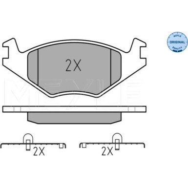 Bremsbelagsatz Vw P. Golf/Jetta/P | 252088715