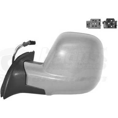 Außenspiegel Citroen Berlingo (B9) konvex 7Pin grund. OE 16 081 778 80 HAGUS 906827