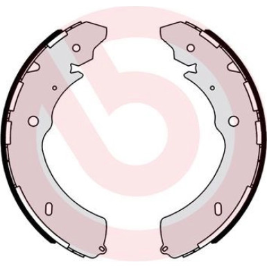 Bremsbackensatz HA ISUZU D-Max 02-12 ESSENTIAL LINE S 34 508