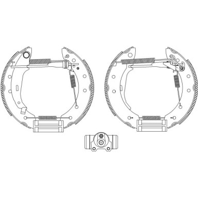 84048000 Bremsbackensatz Shoe Kit Pro 84048000 Bremsbackensatz Shoe Kit Pro