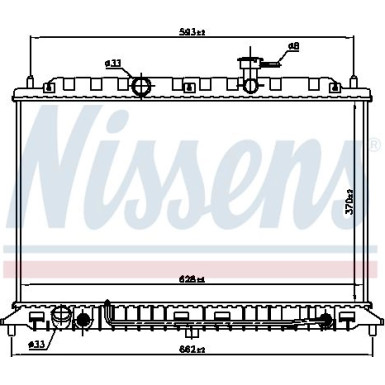 Wasserkühler PKW | KIA RIO 1.4i-1.6i 05 | 66687