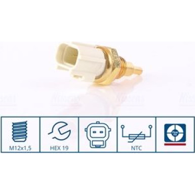 NISSENS Sensor, Kühlmitteltemperatur 207098