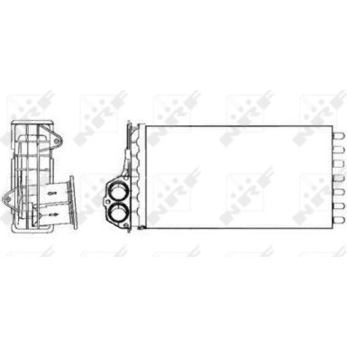 Wärmetauscher, Innenraumheizung EASY FIT 53634
