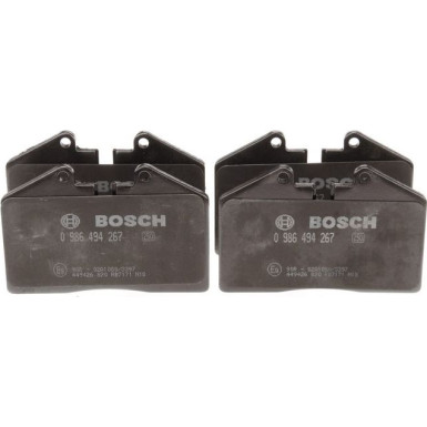 Bremsklötze | PORSCHE,AUDI | 0 986 494 267