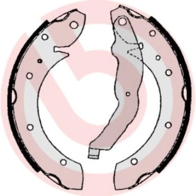 Bremsbackensatz HA BMW 3 91-00 ESSENTIAL LINE S 06 506