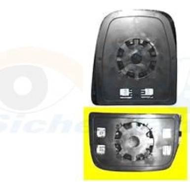 Spiegelglas, Außenspiegel | Iveco Daily II ->3,5t OE 3801929 | 2815836