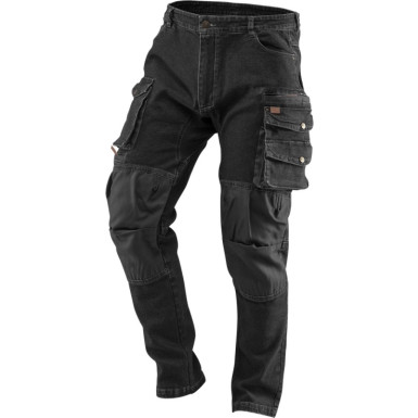 Denim-Arbeitshose, Schwarz, Gr÷sse Xl | 81-236-XL
