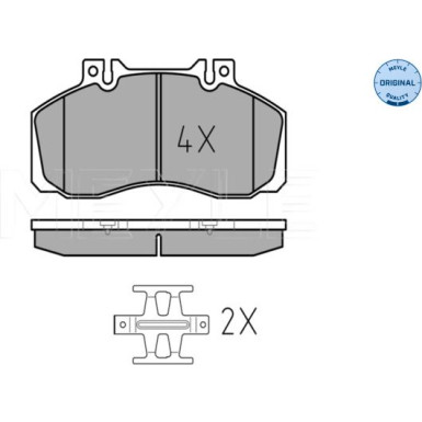 Bremsbelagsatz Db P. 609-814D 86-94 | 252983521