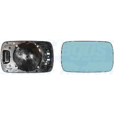 VAN WEZEL Spiegelglas, Außenspiegel 0640836