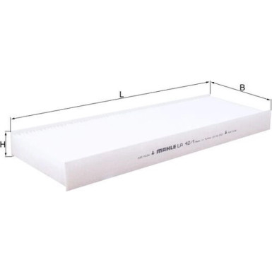 MAHLE Filter, Innenraumluft | LA 42/1