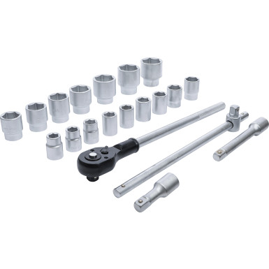 BGS Steckschlüssel-Satz Antrieb 20 mm (3/4 ) SW 19 - 50 mm 20-tlg BGS Do it yourself 15113