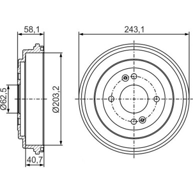 Bremstrommel | HYUNDAI | 0 986 477 298 Bremstrommel | HYUNDAI | 0 986 477 298