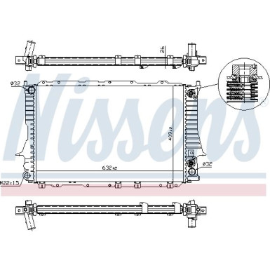 Wasserkühler PKW | AUDI 100 IV Lim/Avant/Quattro,A6 | 60476