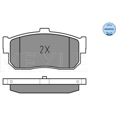 Bremsbelagsatz Nissan T. Almera 98- Mit Sensor | 025 217 1316/W
