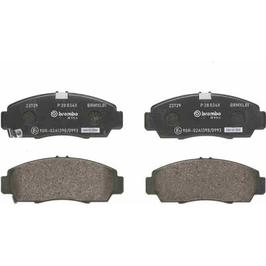BREMBO Bremsklötze Xtra VA | HONDA Civic 99 | P 28 034X