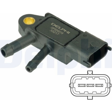 DPS00019 Sensor, Abgasdruck