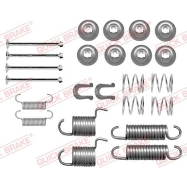 391-0834 Montagesatz f.Bremsbacken | TOYOTA Hiace 89 | 105-0834