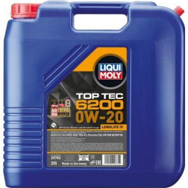 Liqui Moly Top Tec 6200 0W-20 20 l | 20782 | 20L Kanister Kunststoff