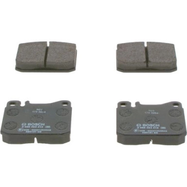Bremsklötze | MERCEDES W123-Serie | 0 986 463 412