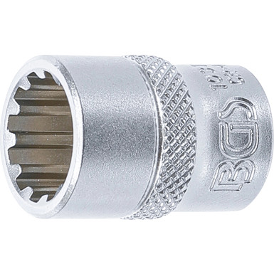 BGS Steckschlüssel-Einsatz Gear Lock | Antrieb Innenvierkant 10 mm (3/8"""") | SW 13 mm | 10313