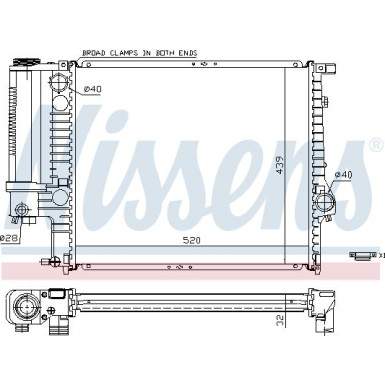 Wasserkühler PKW | BMW 5er (E34) | 60743A Wasserkühler PKW | BMW 5er (E34) | 60743A