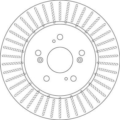 86 481 054 Bremsscheibe VA HONDA CIVIC VIII 2006 TRW SINGLE DF6180S