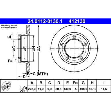 Bremsscheibe | 24.0112-0130.1
